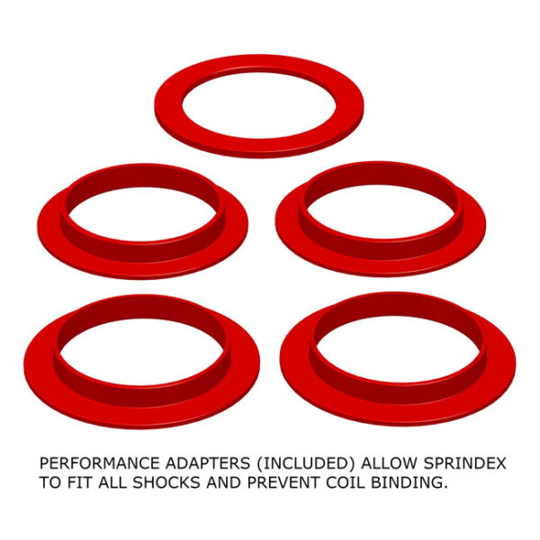 Sprindex Trail/Enduro - Adjustable Lightweight Rear Shock Steel Spring - 142mm/65mm - Image 3