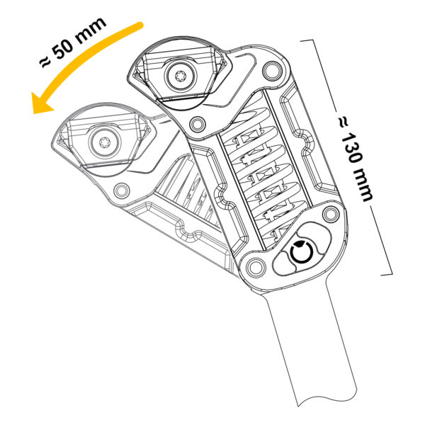 by,schulz G.2 LT Suspension Seatpost - Ø 34.9mm | 480mm - Image 4
