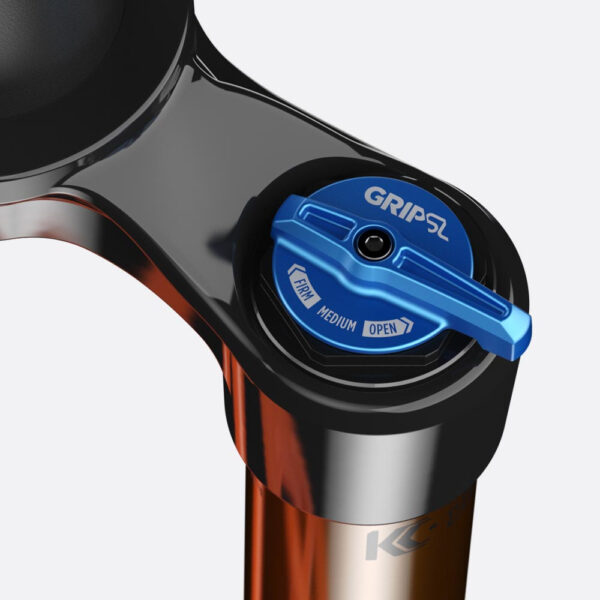 FOX 32 Step-Cast Suspension Fork - Factory | FLOAT | GRIP SL - 29" | 100mm | 15x110mm - Shiny Orange - Image 7