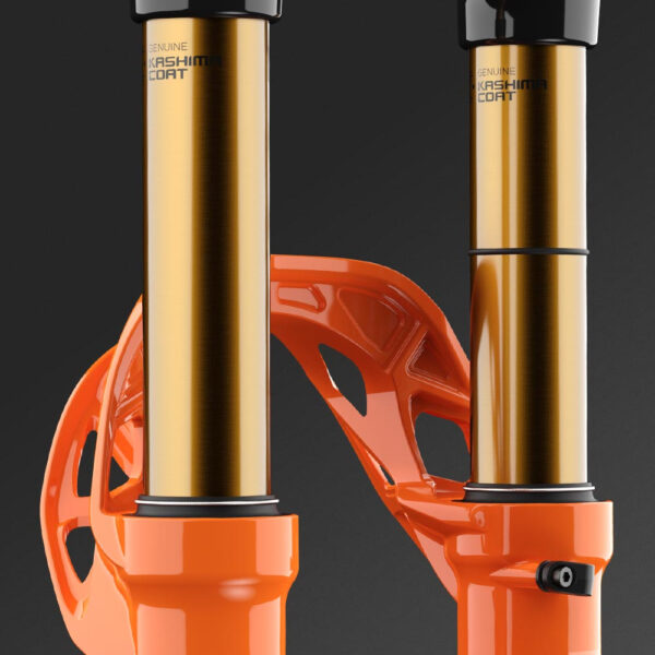 FOX 32 Step-Cast Suspension Fork - Factory | FLOAT | GRIP SL - 29" | 100mm | 15x110mm - Shiny Orange - Image 4