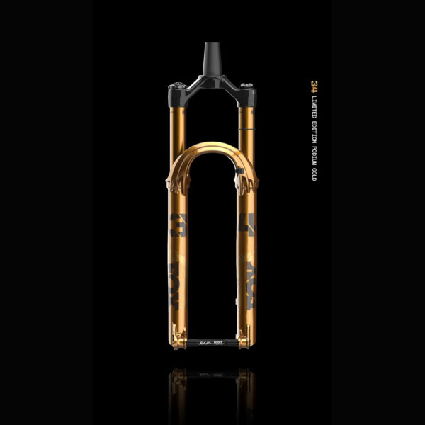 FOX 34 Suspension Fork - Factory | FLOAT | GRIP X - 29" | 140mm | 15x110mm - Podium Gold Edition - Image 3